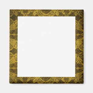 Imã Moldura para retrato preta e Dourado