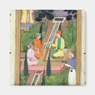 Imã Molhe jardins, do álbum de Clive (gouache no pa