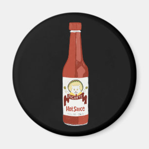 Imã Molho quente picante Cat Sombrero se diverte em pr