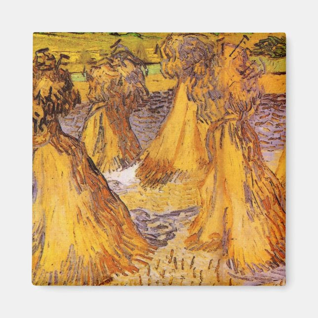 Imã Molinetes de Trigo por Vincent van Gogh (Frente)