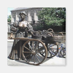 Imã Molly Malone e carrinho de mão Ireland