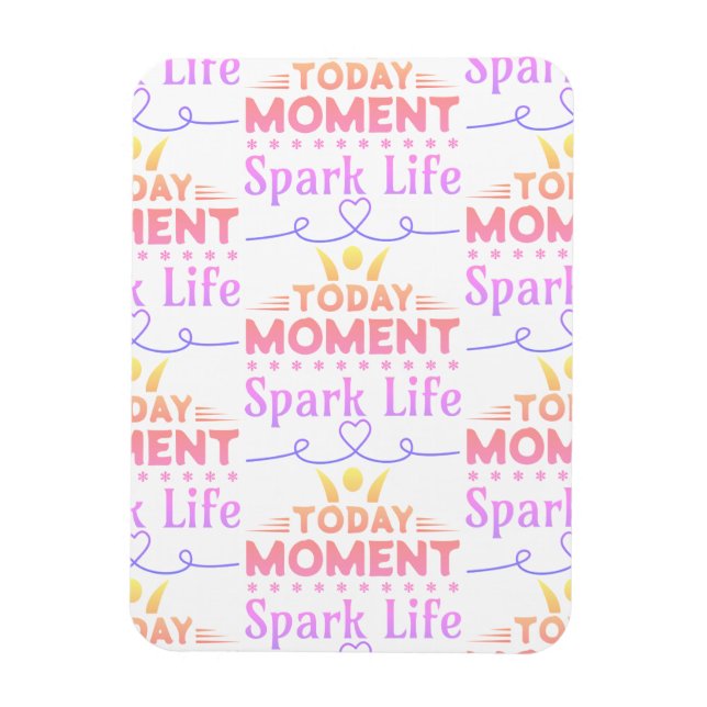 Ímã Momento Atual, Saco de Tote Life Spark (Vertical)