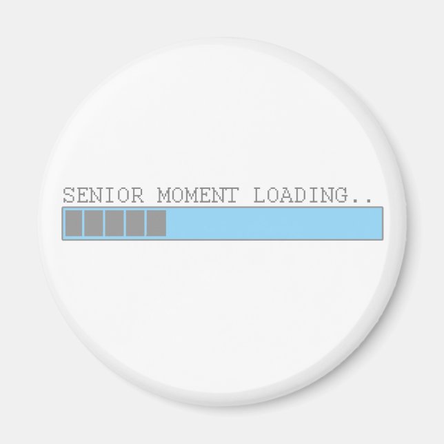 Imã Momento do mais velho carregando humor de idosos r (Frente)