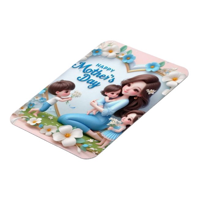 Ímã "Momentos de Paw-sitive: Foto Westie (Left Side)