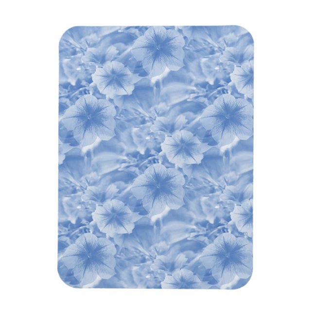 Ímã Momentos leves em Azul... (Vertical)