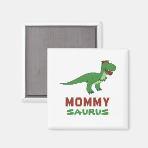 Imã Mommysaurus Dinosaur T-Rex Dino Mãe Dia de as mães