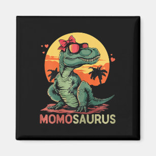 Imã Momosaurus Dino Dinosaur Momo-saurus T-rex Mãe