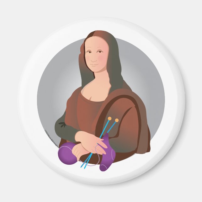 Imã Mona Knits (Frente)