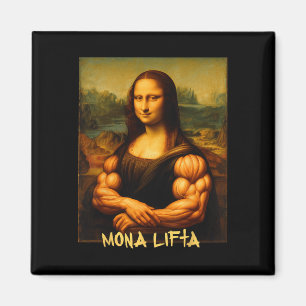 Imã Mona Lifta Muscle Mona Lisa Bodybuilder Gym E Ar