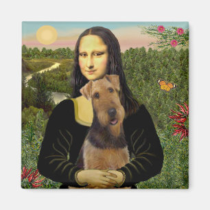 Imã Mona Lisa - Airedale Terrier (#1)