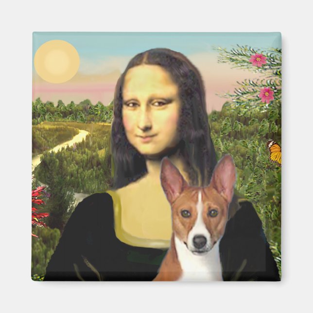 Imã Mona Lisa - Basenji 1 (Frente)