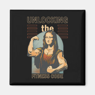 Imã Mona Lisa Bodybuilding Muscle Gym Weising Wo