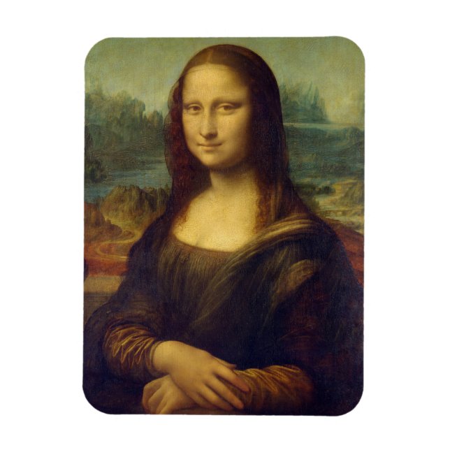 Ímã Mona Lisa by Leonardo Da Vinci (Vertical)