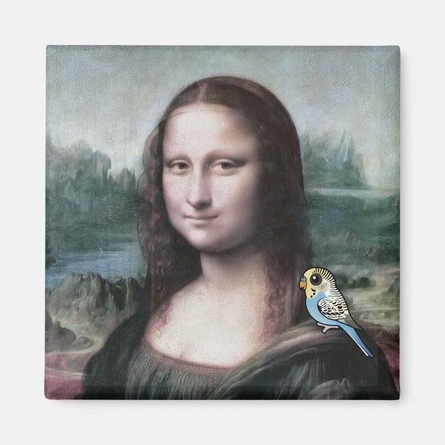 Imã Mona Lisa e Orçamentos (Frente)