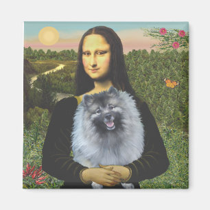 Imã Mona Lisa - Keeshond (F)