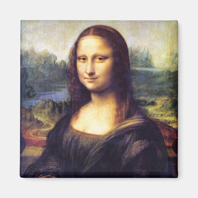 Imã Mona Lisa, Leonardo da Vinci (Frente)