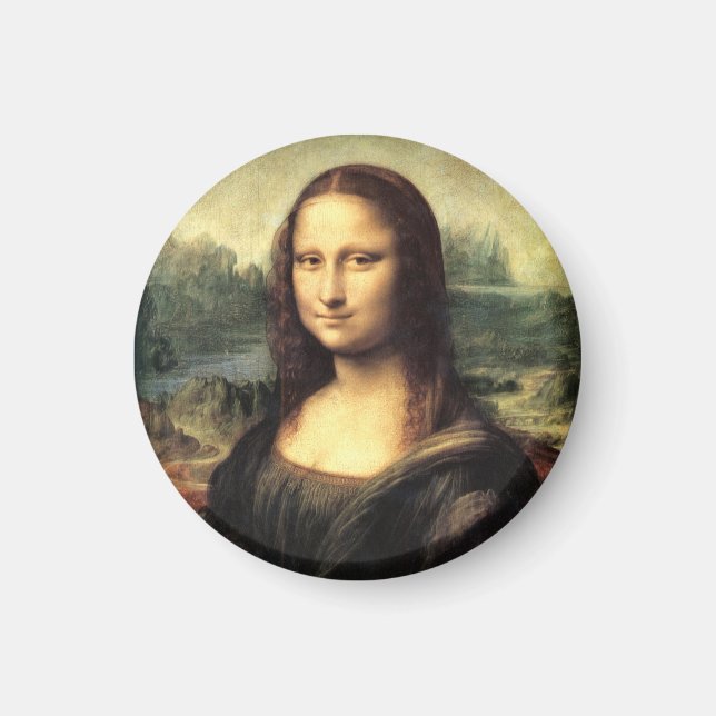 Imã Mona Lisa Leonardo da Vinci (Frente)