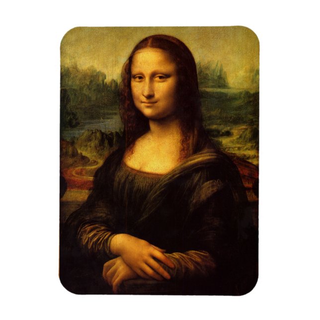 Ímã Mona Lisa. Leonardo da Vinci ~ 1503-1517 (Vertical)