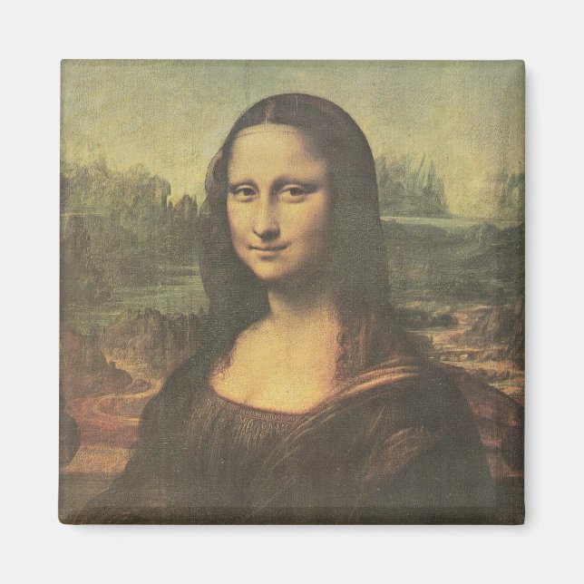Imã Mona Lisa Leonardo da Vinci de Belas Arte (Frente)