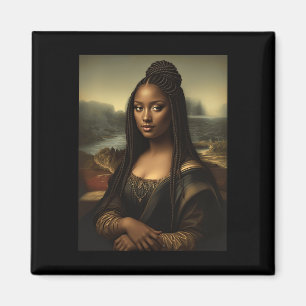 Imã Mona Lisa Negra História Negra Americana Mês