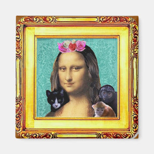 Imã Mona Lisa Parody Portrait