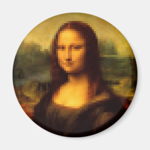 Imã Mona Lisa Pixelada