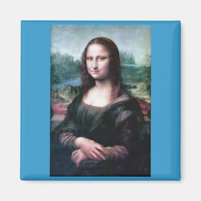 Imã Mona Lisa por Leonardo Da Vinci (Frente)