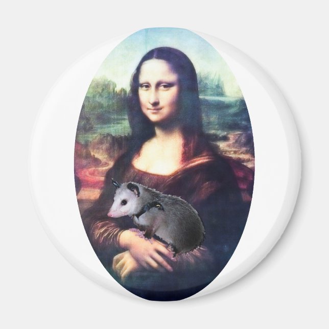 Imã Mona Lisa Possum (Frente)