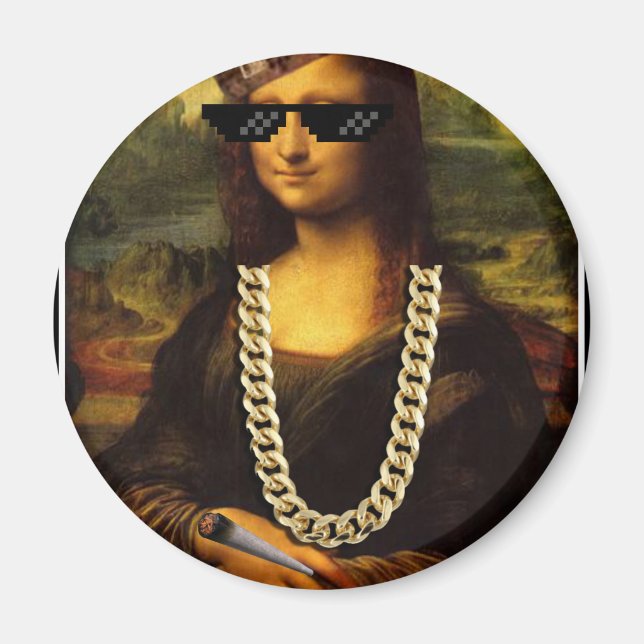 Imã Mona Lisa Thug Life Art Life (Frente)