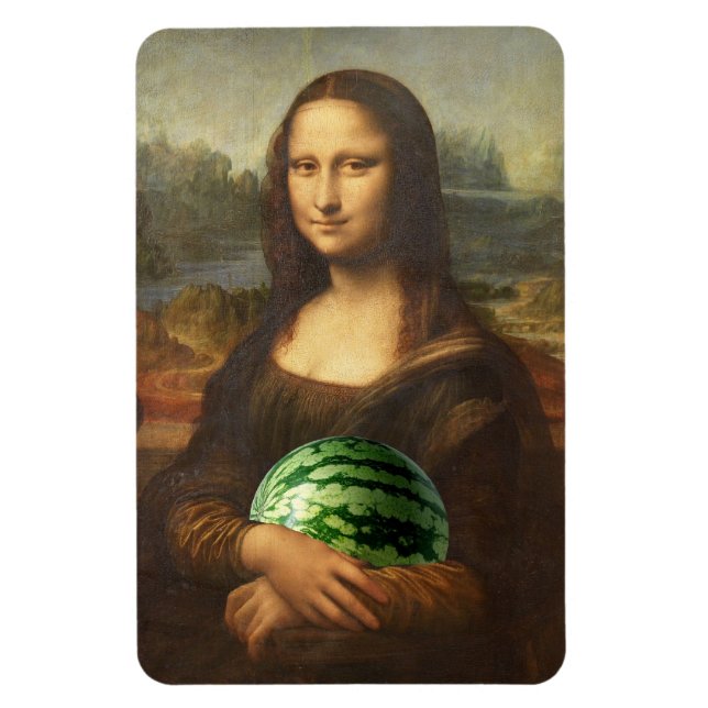 Ímã Mona Lisa Watermelon (Vertical)