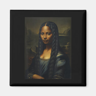 Imã Mona Negra Lisa História Negra Mês Mulher Africana