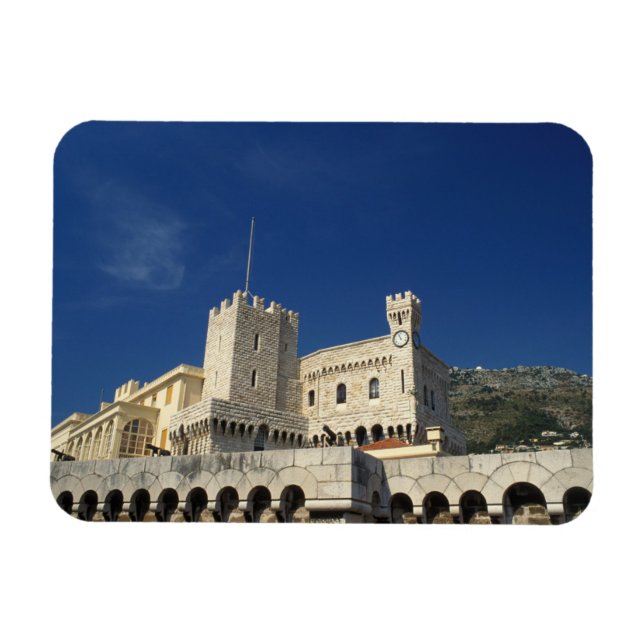 Ímã Mônaco, Cote d'Azur, Palácio do Príncipe. (Horizontal)