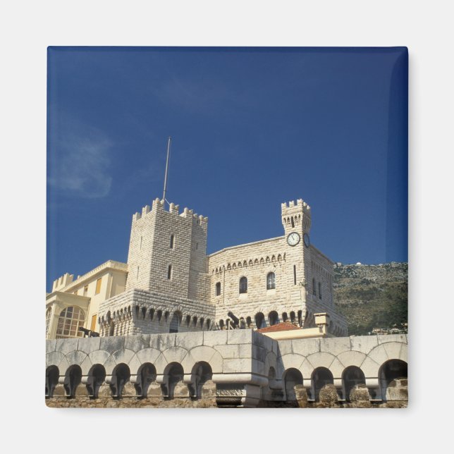 Imã Mônaco, Cote d'Azur, Palácio do Príncipe. (Frente)