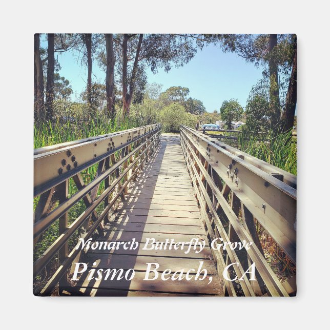 Imã Monarch Butterfly Grove: Pismo Beach, CA (Frente)