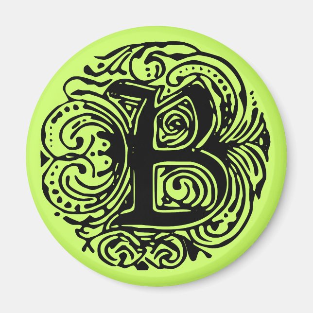 Imã Monarchia Black "B" (Frente)