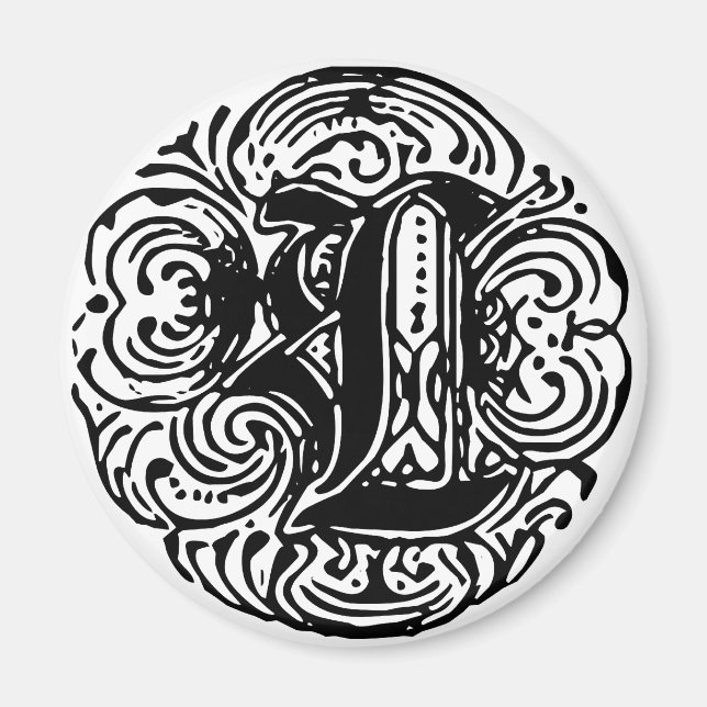 Imã Monarquia "L" (Frente)