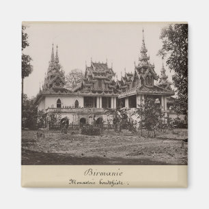 Imã Monastério de Teik Kyaung, ilha do dedo do pé do