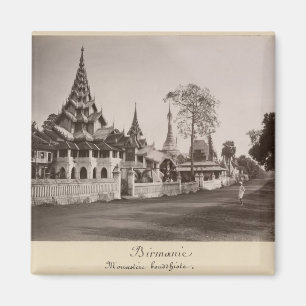 Imã Monastério e pagodes de Wayzayanda em Moulmein