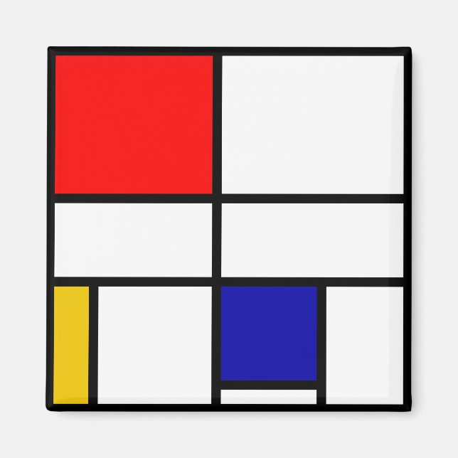 Imã Mondrian 3 (Frente)