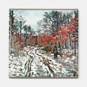 Imã Monet - Caminho pela Floresta, Efeito de Neve