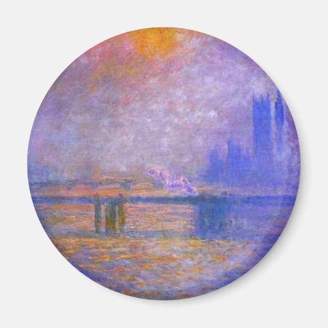 Imã Monet Charing Cross Bridge Magnet (Frente)