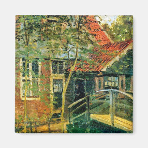 Imã Monet France Impressionista Pessoas Little Bridge