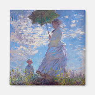 Imã Monet France Impressionista Pessoas Mulher com Par