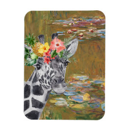 Ímã Monet Lily Pond e Giraffe