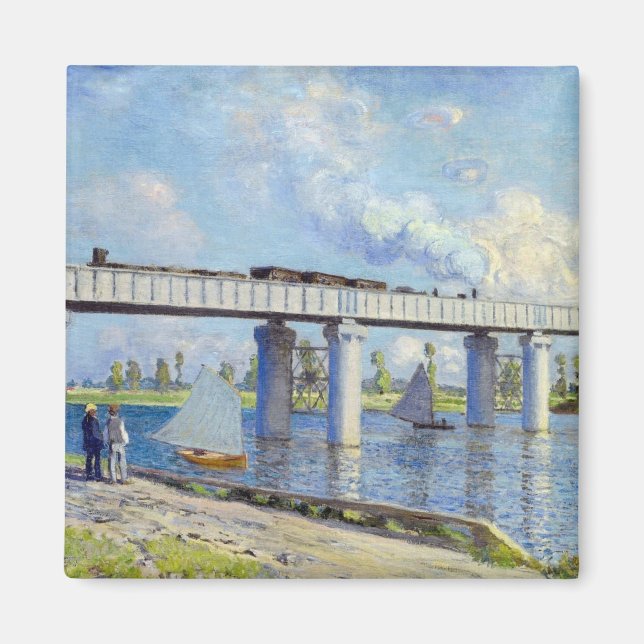 Imã Monet - Ponte ferroviária no Argenteuil (Frente)