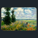 Ímã Monet - Poppy Field, Argenteuil, Impressionismo Ar<br><div class="desc">Poppy Field,  Argenteuil,  pintura vintage de belas artes pelo artista francês Claude Monet</div>