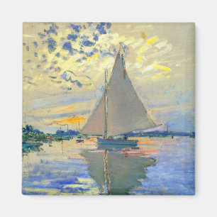 Imã Monet Sailboat no Le Petit-Gennevilliers