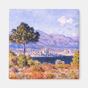 Imã Monet - Vista de Antibos do Planalto Notre Dame