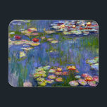 Ímã Monet Water Lily 1916 Magnet<br><div class="desc">Monet Water Lily 1916. Pintura a óleo na canvas desde 1916. O impressionista francês Claude Monet continua famoso e amado pelas pinturas de lírio-d'água que ele criou em seu lago de jardim em Giverny. Esta pintura específica de lírio-d'água é de 1916 e revela a mudança de Monet para uma abstração...</div>