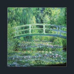 Imã Monet Water Lily e Ponte Japonesa<br><div class="desc">Water Lily e Ponte Japonesa pelo pintor francês Impressionismo,  Claude Monet. Esta ponte japonesa foi construída sobre seu lago de lírio em 1895. Em 1899 ele havia feito a primeira série de pinturas que focavam a ponte japonesa.</div>